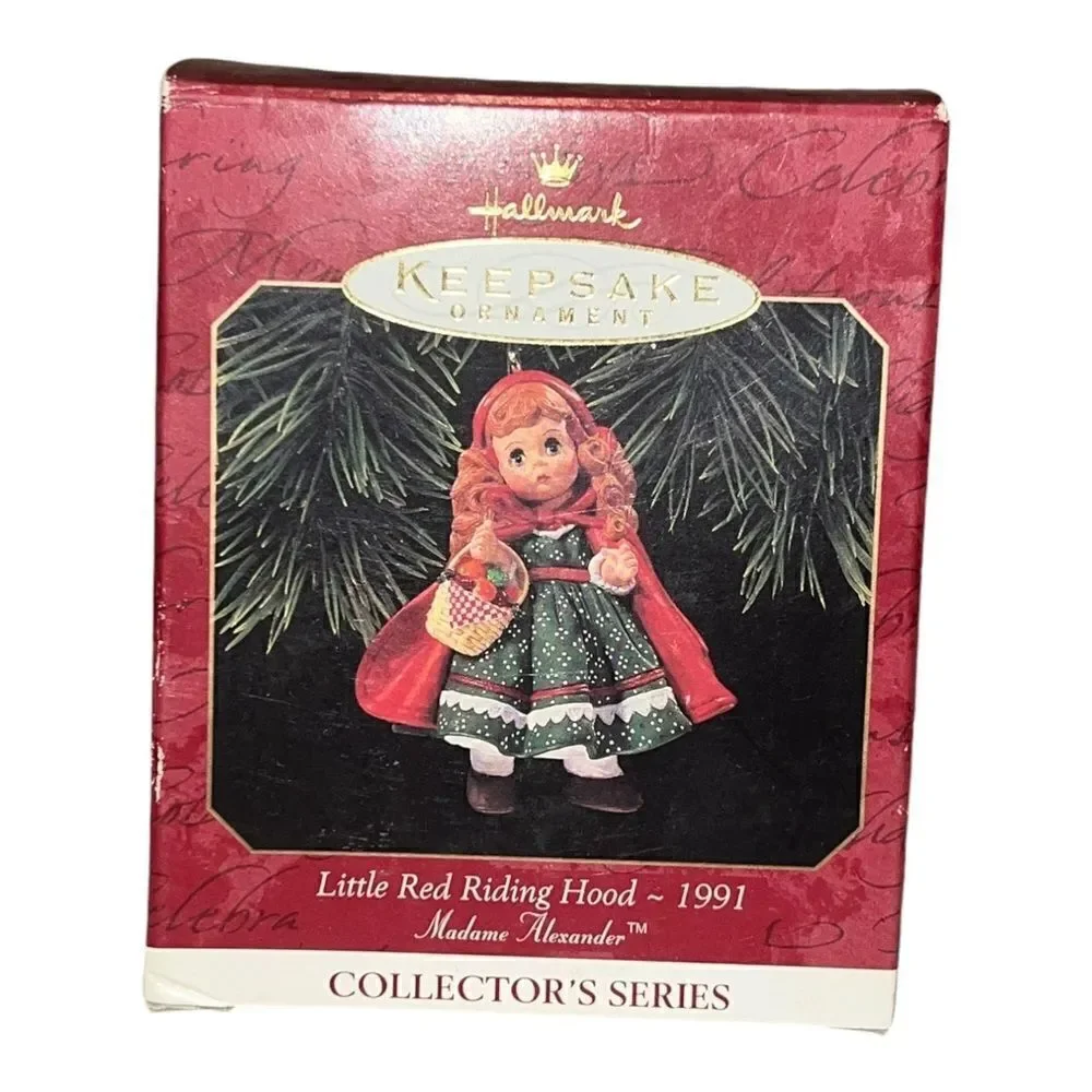 Hallmark Little Red Riding Hood Madame Alexander Ornament 1991 Series #2